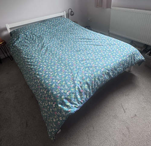 White double bed - white, with