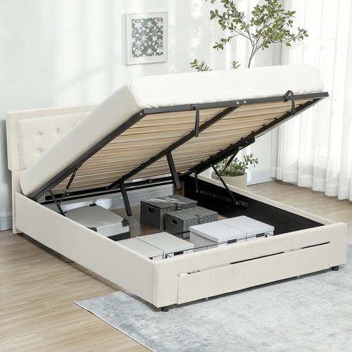 Homcom 4ft6 double - homcom, frame