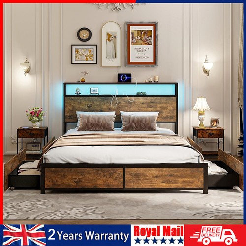 4ft6 double bed frame - 4ft6,