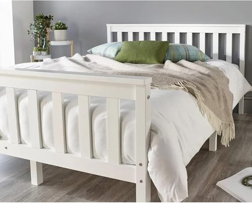 Wooden bed 4ft frame with - bed,