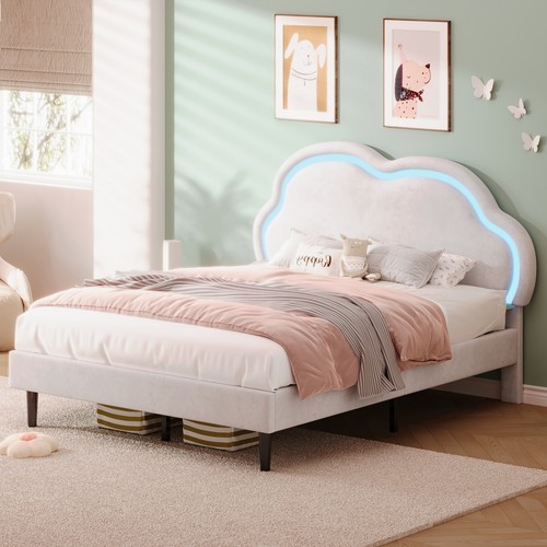 4ft6 double bed velvet - double,