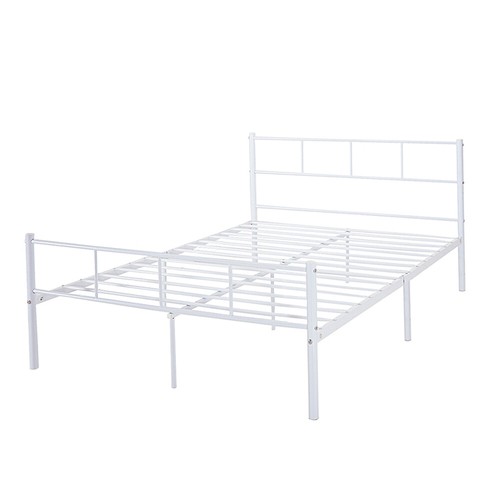 Metal bed frame - bed, double