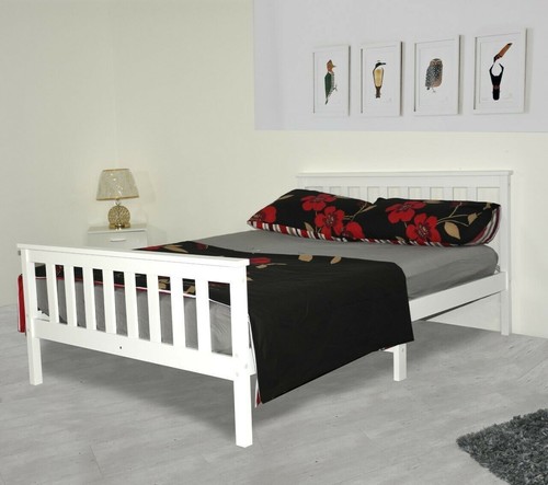 Solid 3ft 4ft wooden bed - 3ft,