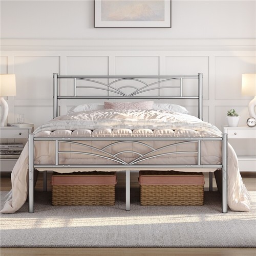 Metal platform bed - metal, frame