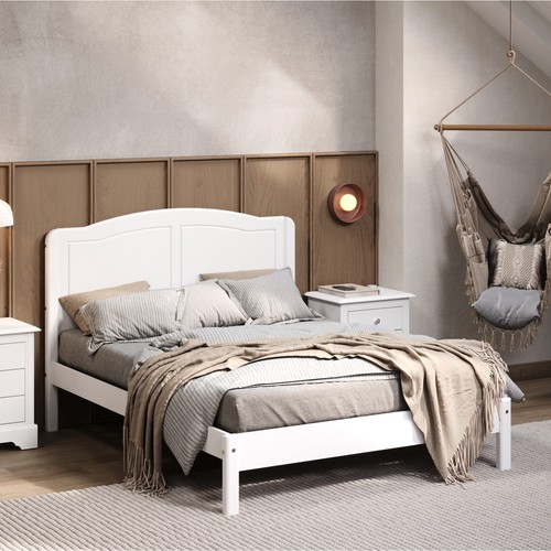 Stratford white double - stratford, bed