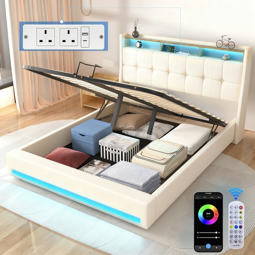 New led ottoman - new,
