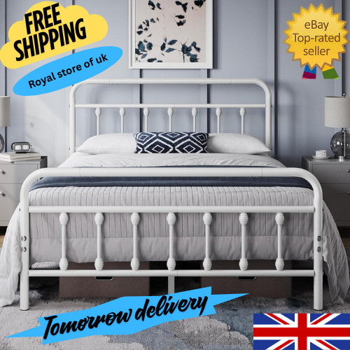4ft6 double bed frame - 4ft6, vintage
