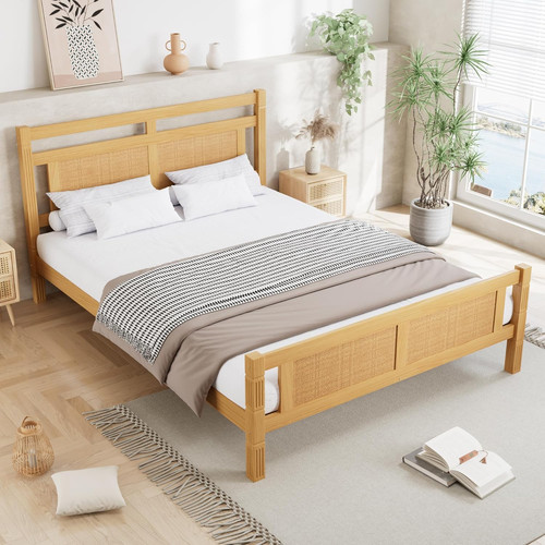 Bed frame storage solid - bed,