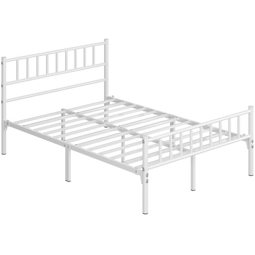 Single double metal bed frame - single,