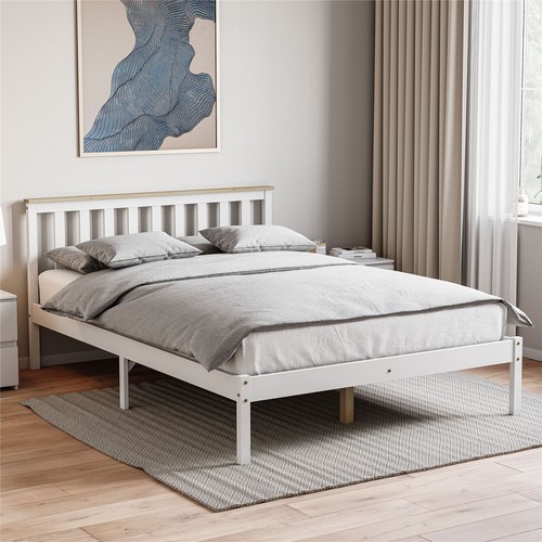 Wood bed milan - bed, single