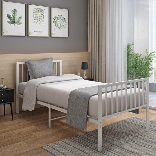 Metal bed frame single - frame, double