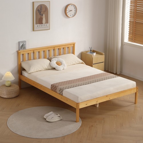 Wooden bedframe low footend - bedframe,