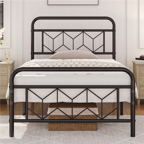 Single double metal bed frame - metal,