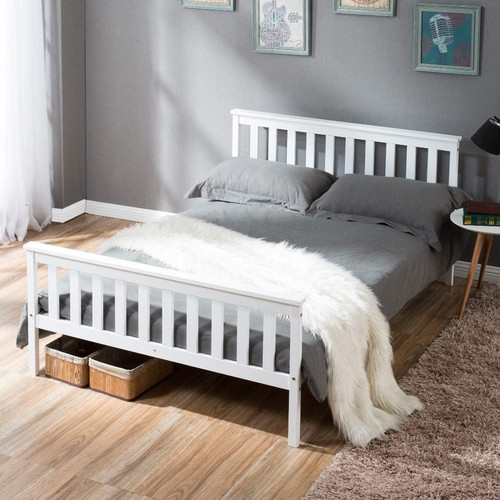 Double wooden bed - wooden, !sale