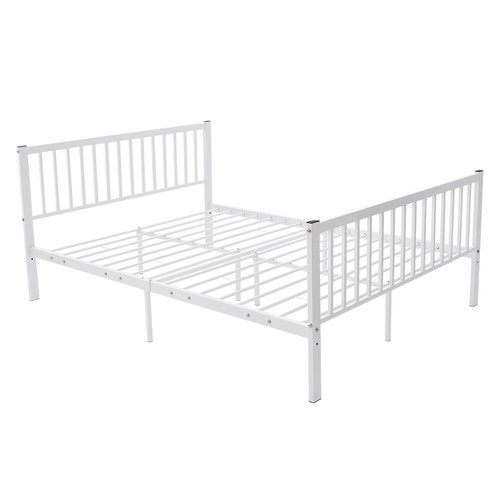 Industrial metal bed frame - industrial,