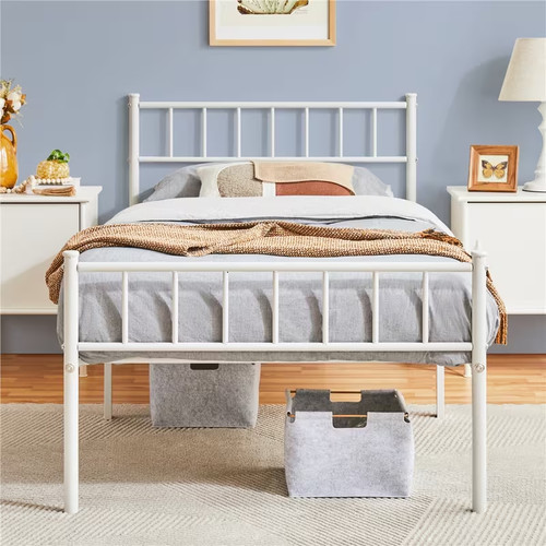 New strong single bed metal - ,