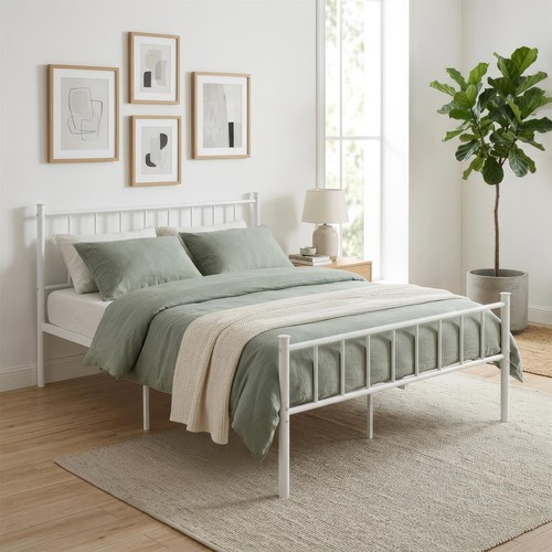 Double metal bed frame - 1x,