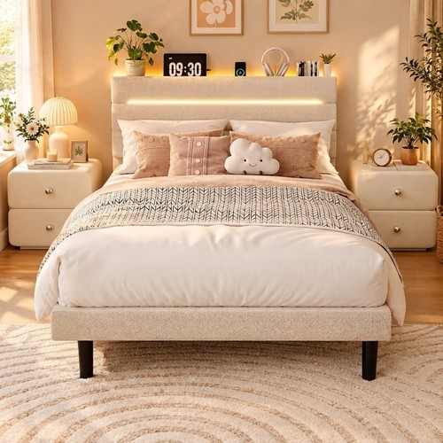 Stylish double bed - double,